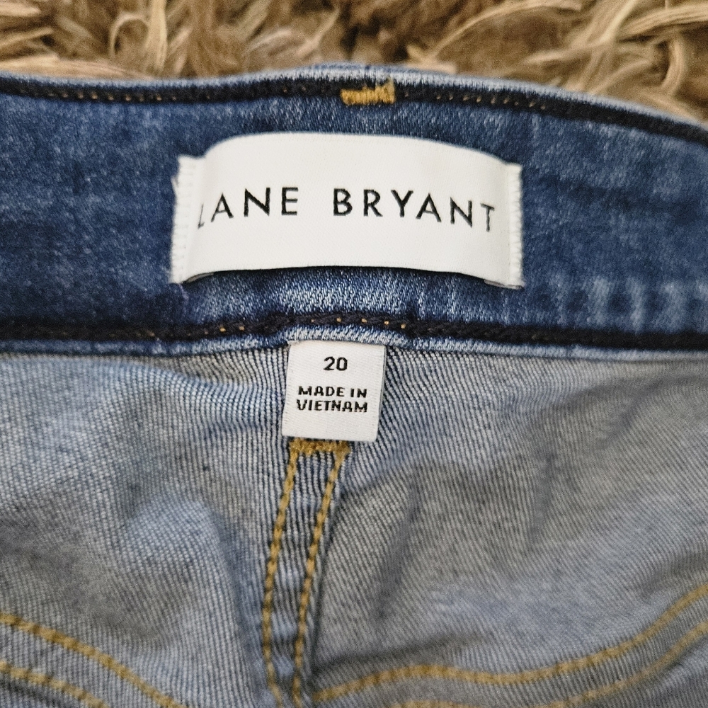 Lane Bryant Mid-Wash Cropped Jeans - Picture 6 of 9